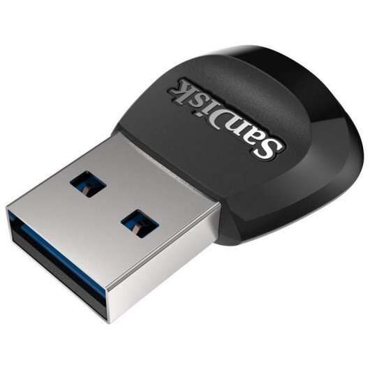 Sandisk MobileMate Lector de Tarjetas USB 3.0 MicroSD, MicroSDHC, MicroSDXC - Color Negro