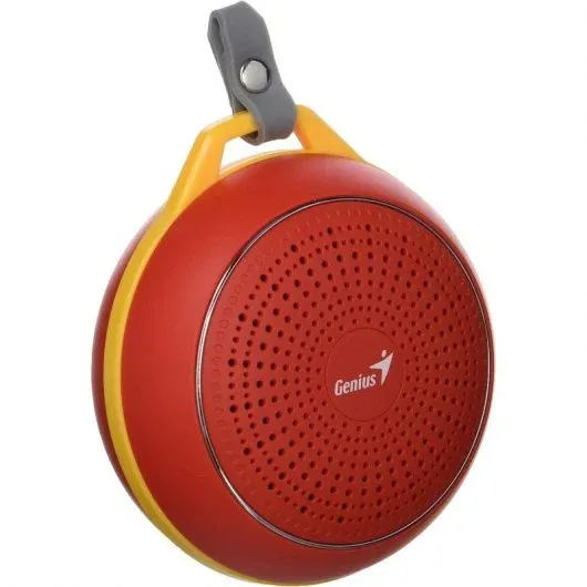 Genius SP-906BT Plus R2 Altavoz Portatil 3W Bluetooth 4.1 - Autonomia hasta 10h - Conector 3.5mm - Modo manos Libres - Color Rojo