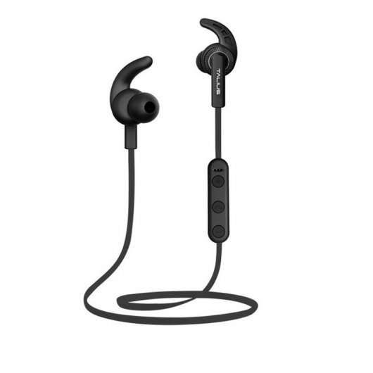 Talius EA-1005BT Auriculares Intrauditivos Deportivos Bluetooth 4.2 + EDR - Autonomia hasta 6h - Controles en Cable - Manos Libres - Color Negro