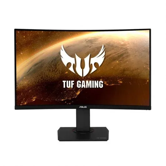 Asus TUF Gaming Monitor Curvo 32" LED QHD 165Hz HDR FreeSync Premium - Respuesta 1ms - Altavoces Incorporados - Ajustable en Altura, Giratorio e Inclinable - Angulo de Vision 178º - 16:9 - HDMI, DisplayPort - VESA 100x100mm