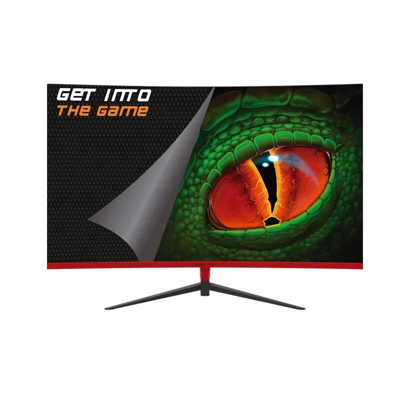 KeepOut Monitor Gaming HVA 23.6" Curvo R1500 FullHD 1080p 180Hz - Iluminacion Trasera - Respuesta 1ms - Angulo de Vision 178º - Altavoces 6W - 16:9 - HDMI, DisplayPort - VESA 100x100mm