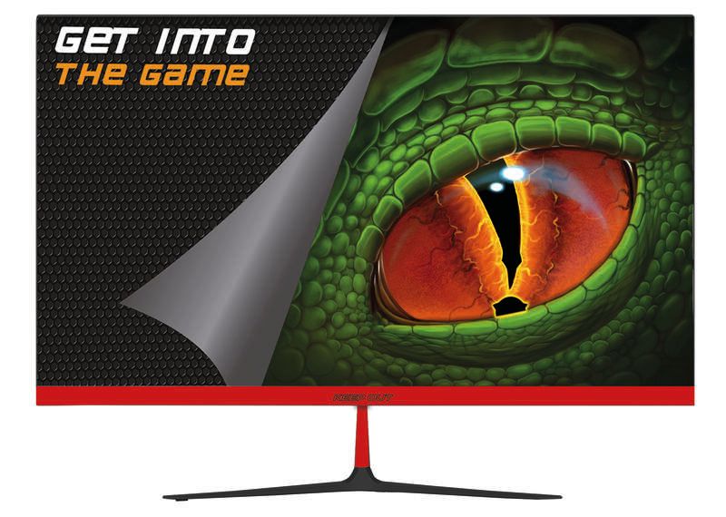 KeepOut Monitor Gaming 23.8" LED Full HD 1080p 75Hz - Respuesta 4ms - Angulo de Vision 178º - Altavoces 6W - 16:9 - HDMI, VGA, Jack 3.5mm - VESA 75x75mm