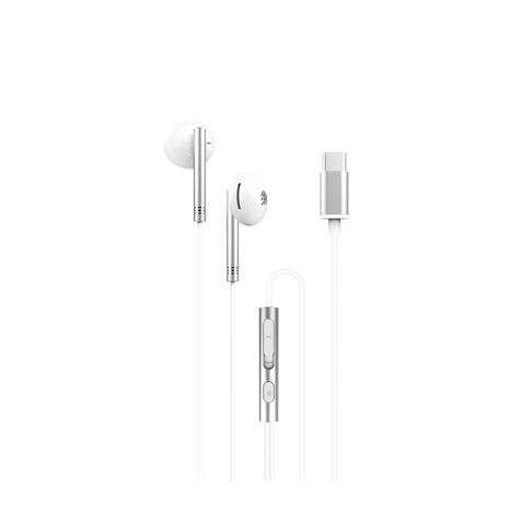 XO EP29 Auriculares Tipo C - Fuertes Graves - Cable 1.2m - Color Blanco
