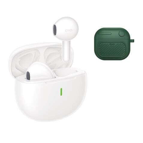 XO Auriculares TWS X26 - Funda de Silicona + Cordon - Color Verde