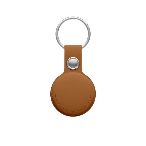 Leotec MiTag Localizador - Exclusivo para Apple - Para las Llaves, Maletas, Mascotas etc... - Color Marron
