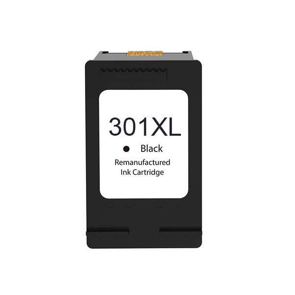 HP 301XL Negro Cartucho de Tinta Remanufacturado - Muestra Nivel de Tinta - Reemplaza CH563EE/CH561EE HP 301XL Negro Cartucho de Tinta Remanufacturado - Muestra Nivel de Tinta - Reemplaza CH563EE/CH561EE