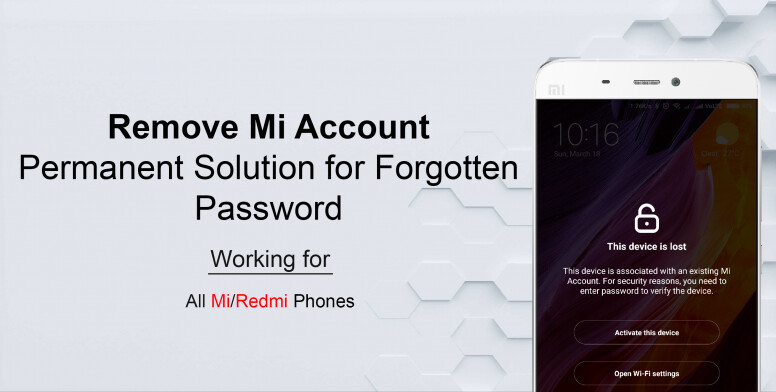 Mi Cloud(Account) Unlocking service