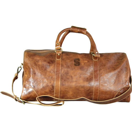 NC State Large Leather Duffel NC State Large Leather Duffel
