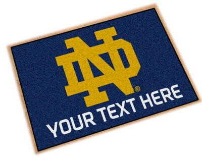 Notre Dame Personalized Starter Mat Notre Dame Personalized Starter Mat