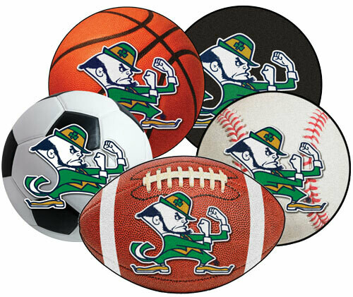 ND Leprechaun Sports Ball Rugs ND Leprechaun Sports Ball Rugs