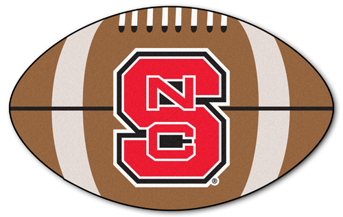 NC State Wolfpack Football Rug NC State Wolfpack Football Rug