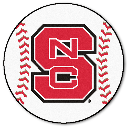 NC State Wolfpack Baseball Rug NC State Wolfpack Baseball Rug
