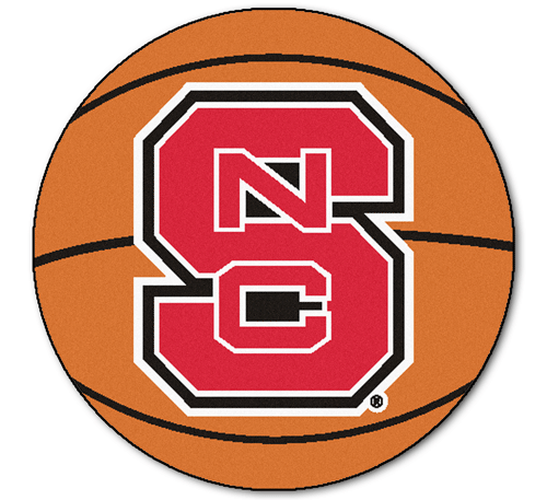 NC State Wolfpack Basketball Rug NC State Wolfpack Basketball Rug