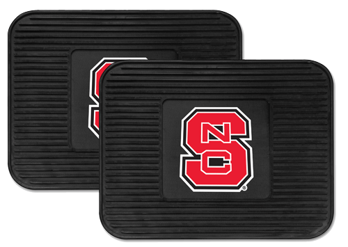 NC State Wolfpack 2-pc Vinyl Auto Utility Mat Set NC State Wolfpack 2-pc Vinyl Auto Utility Mat Set
