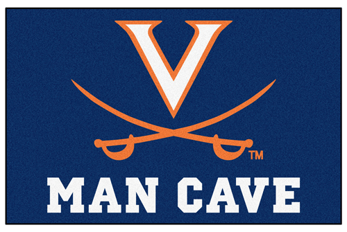 Virginia Cavalier Man Cave Rug/Mat: 4 Sizes Available! Virginia Cavalier Man Cave Rug/Mat: 4 Sizes Available!