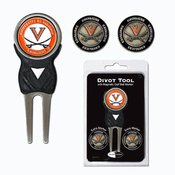 Virginia Cavalier Golf Ball Repair Tool & Marker Set Virginia Cavalier Golf Ball Repair Tool & Marker Set