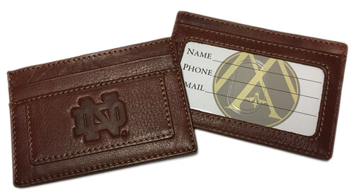 Notre Dame Leather Card Holder Notre Dame Leather Card Holder