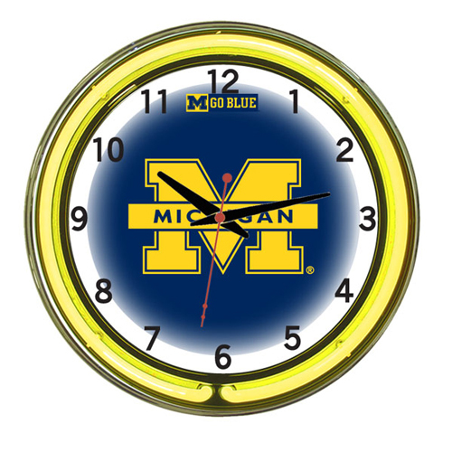 Michigan Neon Clock Michigan Neon Clock