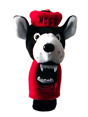 NC State Mascot Golf Head Cover NC State Mascot Golf Head Cover