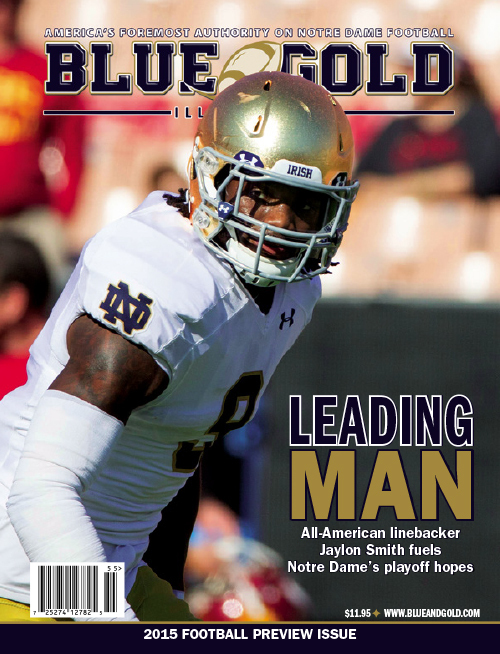 Blue and Gold Illustrated Magazine 2019 Notre Dame Fighting Irish Preview New 
