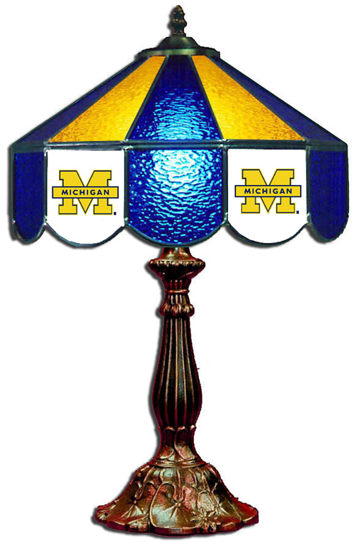Michigan Stained Glass Table Lamp (14 Michigan Stained Glass Table Lamp (14