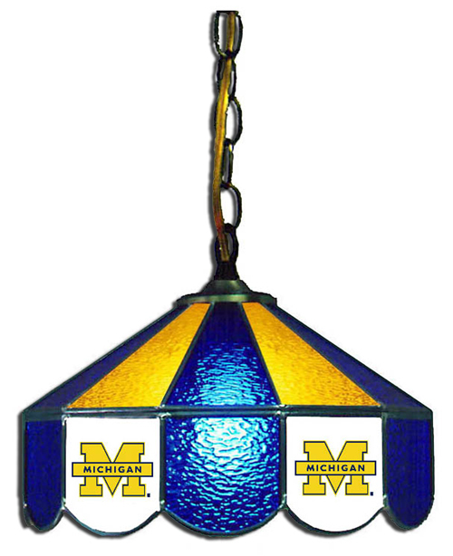 Michigan Stained Glass Hanging Lamp (14 Michigan Stained Glass Hanging Lamp (14