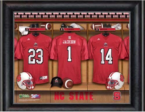 Customized NC State Locker Room Jersey Print Customized NC State Locker Room Jersey Print