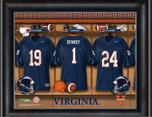 Customized Virginia Locker Room Jersey Print Customized Virginia Locker Room Jersey Print