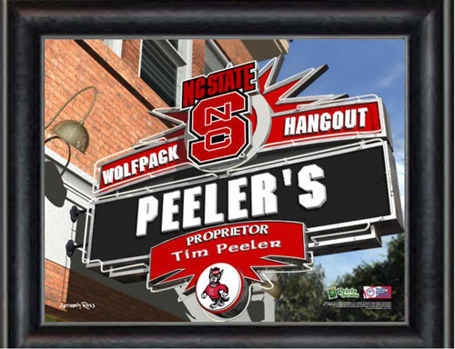 NC State Sports Hangout Personalized Print NC State Sports Hangout Personalized Print