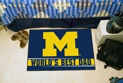 Michigan World's Best Dad Mat Michigan World's Best Dad Mat
