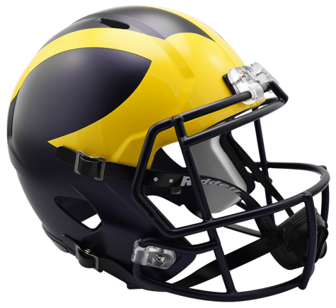 Michigan Speed Replica Helmet by Riddell Michigan Speed Replica Helmet by Riddell