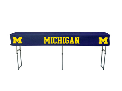 Michigan Wolverine Tailgate Buffet Table with Cover Michigan Wolverine Tailgate Buffet Table with Cover