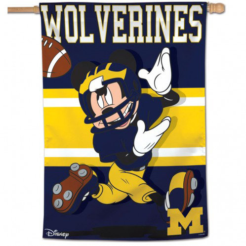 Michigan Mickey Mouse Vertical Banner Michigan Mickey Mouse Vertical Banner