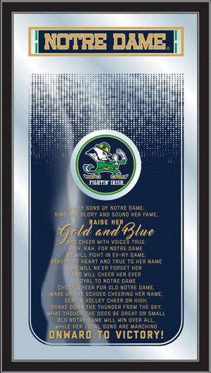 Notre Dame Fight Song Mirror Notre Dame Fight Song Mirror