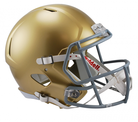 Notre Dame Classic Speed Replica Helmet by Riddell Notre Dame Classic Speed Replica Helmet by Riddell