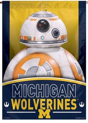 Michigan Star Wars BB-8 Droid Vertical Banner