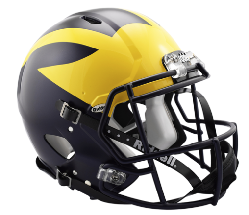 Michigan Speed Authentic Helmet by Riddell Michigan Speed Authentic Helmet by Riddell