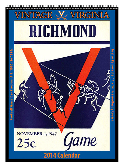Virginia 2014 Vintage Football Calendar
