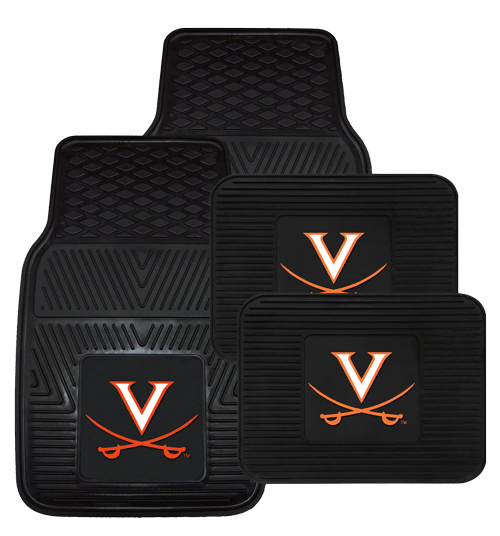 Virginia Cavalier Vinyl Auto Mat Set (4-piece) Virginia Cavalier Vinyl Auto Mat Set (4-piece)