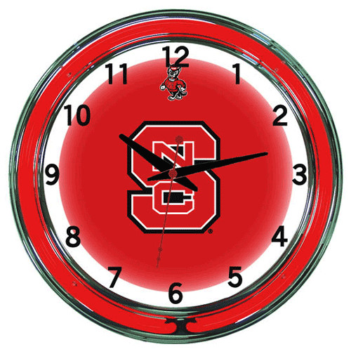NC State Neon Clock NC State Neon Clock