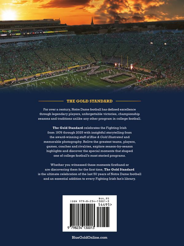 The Gold Standard: The Best of Notre Dame Football, 1976–2025