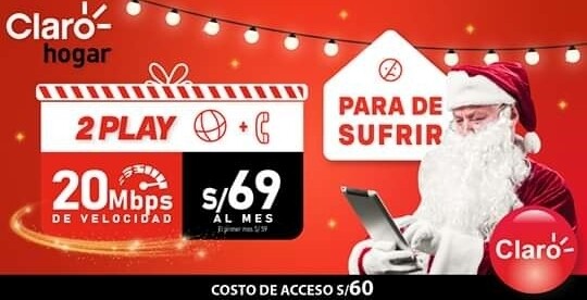 TELEVISIÓN, TELEFONÍA FIJA E INTERNET DE CLARO