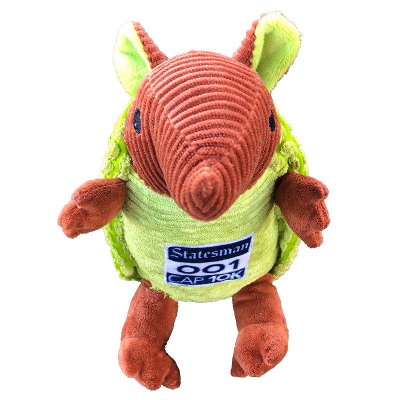 Cap10k Armadillo dog toy