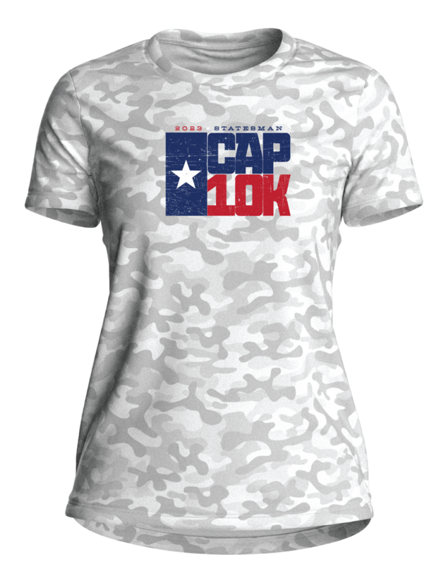 Cap10k distressed camo short sleeve tee