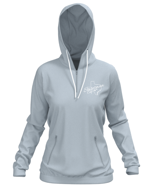 Cap10k Women's hooded 1/4 zip