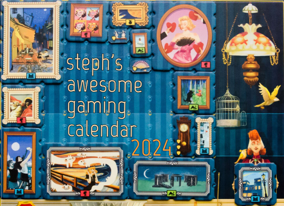 Steph's Awesome Gaming Calendar 2024