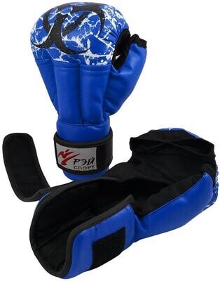 Перчатки для РБ Рэй-Спорт FIGHT-1 био синие