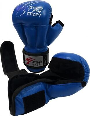 Перчатки для РБ Рэй-Спорт FIGHT-1 синие
