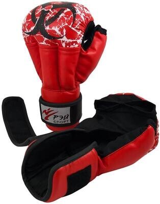 Перчатки для РБ Рэй-Спорт FIGHT-1 био красные