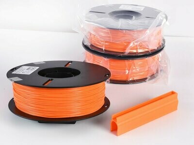 PLA + Orange Filament 1k (2.2 lb) 1.75mm - 1 Spool